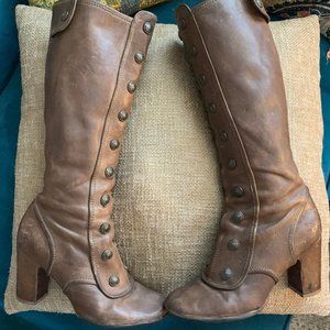 Frye Adrienne Button Boot Size 9